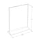 Azar Displays 8.5"W x 11"H Top-Load Two Sided Sign Holder, PK10 142715 - alternate 1